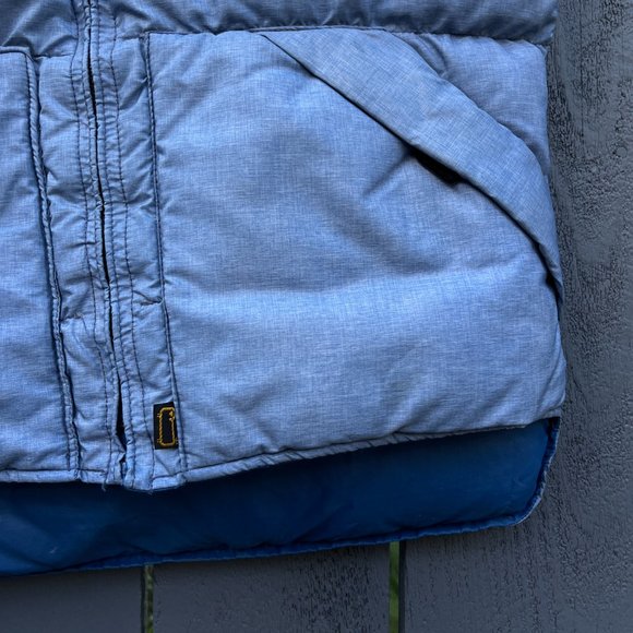 VTG Light Baby Blue Vest "Small" Prime Northern DOWN Big Pockets! USA NOS - Picture 7 of 11